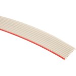 09180107001, Harting Flat Ribbon Cable, 10-Way, 1.27mm Pitch, 30m Length