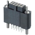 M80-4TE1005F3, Power to the Board 5+5 Pos. Female DIL Extended Vertical ...