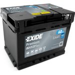 EA601, EXIDE EA601 PREMIUM_аккумуляторная батарея! 19.5/17.9 рус 60Ah 600A ...