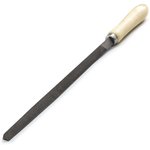 Трехгранный напильник 250 мм, №2, деревянная ручка 40-1-603