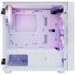 1STPLAYER DK D3-B White / mATX / 1x120mm & 2x140mm LED fans inc ...