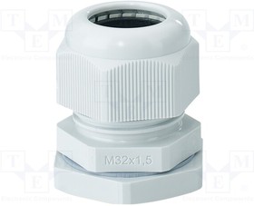 AKM-32, Cable gland; M32; 1.5; IP66,IP67; polyamide; light grey