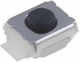 Фото 1/2 B3U1000PM, Switch Tactile N.O. SPST Round Button Gull Wing 0.05A 12VDC 1.5N SMD T/R