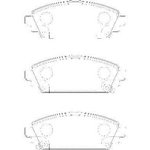 WBP23096A, Колодкитормозные дисковыекомплект