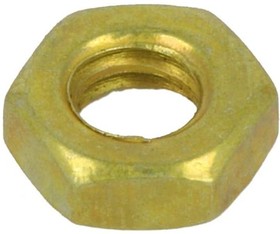 Фото 1/2 5205821-2, Connector Accessories Hex Nut Straight Steel Yellow Chrome Package