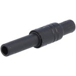 4 mm jack, screw connection, 0.5-1.5 mm², CAT III, black, 934096100