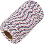 93966, Фал плетёный полипропиленовый с серд,, 8 мм, L 100 м, 16-прядный, Россия