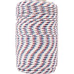 93966, Фал плетёный полипропиленовый с серд,, 8 мм, L 100 м, 16-прядный, Россия