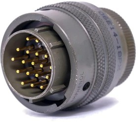 PT06E-8-3P, Circular MIL Spec Connector 3P Size 8 Straight Pin Plug