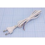 Шнур питания, штекер CEE7/16-кабель длинной 1.5м, сечение жил 2x0.5, белый ...