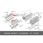 118106N202, Клапан вентиляции картерных газов NISSAN: TEANA (J31)