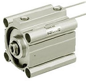CDQ2KB20-20DZ, Pneumatic Compact Cylinder - 20mm Bore, 20mm Stroke, CQ2K Series, Double Acting