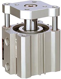 CDQMB20-50, Pneumatic Compact Cylinder - 20mm Bore, 50mm Stroke, CQM Series, Double Acting