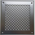 Вентиляционная решетка металлическая на саморезах 210x210 мм VRC00220S