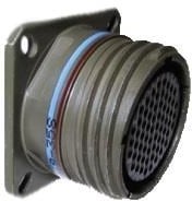 TVP00RW-21-48-P, Circular MIL Spec Connector Panel Mounted Recept Crimp, Metal