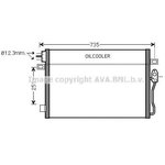 CR5100, Радиатор кондиционера DODGE: JOURNEY 2.7 FLEXFUEL 08 -
