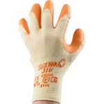 SHO310Y3, Yellow Polyester Cotton Fibre General Purpose Work Gloves, Size 9 ...