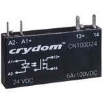 CN100D24, Solid State Relays - PCB Mount SSR Relay, Plug-in/PCB Mount SIP 6mm ...