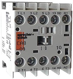 CA8-09-10-120, Electromechanical Contactor - 9A - 110/120VAC - 1NO - DIN Rail.