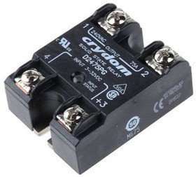 D24110PG, Solid State Relays - Industrial Mount SSR Relay, Panel Mount, IP00, 280VAC/110A, 3-32VDC In, Zero Cross, LED, IOP