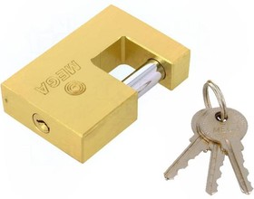 Фото 1/2 24565, Замок, закаленный стержень, с хвостовиком, В комплекте: 3 ключа