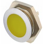 SMFL 22114, Индикат.лампа светодиод, плоский, желтый, 24 28ВDC, dотв 22мм
