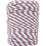 93967, Фал плетёный полипропиленовый с серд,, 10 мм, L 100 м, 24-прядный, Россия