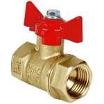 VF.217.LB1.100.N/P59, Кран шаровой N/P59 для воды 1' ВР/ВР ручка-бабочка ...