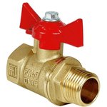 VF.218.LB1.012.N/P59, Кран шаровой N/P59 для ВОДЫ 1/2 ВН ручка-бабочка ...