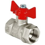 VF.217.NB1.034.N/P59, Кран шаровой N/P59 для воды 3/4' ВР/ВР ручка-бабочка ...