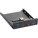 EX280448RUS, Планка USB на переднюю панель ExeGate U3H-619, 3,5" ...