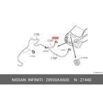 Форсунка омывателя NISSAN 28930-AX600