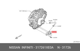 317261XE0A, Фильтр АКПП NISSAN MURANO (Z51)/ TEANA J32