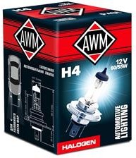Лампа Галогенная Awm H4 12V 60/55 W (P43t) AWM арт. 410300003