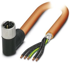 1414801, Sensor Cables / Actuator Cables 5POS Power Cable Orange 5m