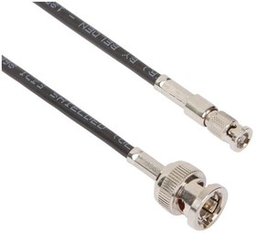 095-850-130-012, RF Cable Assemblies HD-BNC Male BNC Male 75 Ohm 1855A 12in.