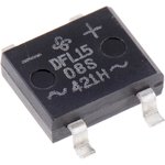 DFL1508S-E3/77, Bridge Rectifier, 1.5A, 800V, 4-Pin