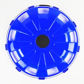 МК-ПЛ-Р05, Колпак колеса R-22.5 заднего пластик (синий) Турбо ТТ