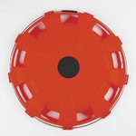 МК-ПЛ-Р06, Колпак колеса R-22.5 заднего пластик (красный) Турбо ТТ