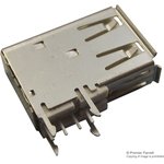 73725-0110BLF, Conn USB 2.0 Type A RCP 4 POS Solder RA Thru-Hole 4 Terminal 1 ...