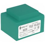 TEZ10/D400/12V, Трансформатор: залитый, 10ВА, 400ВAC, 12В, 833,3мА, PCB, IP00, 280г