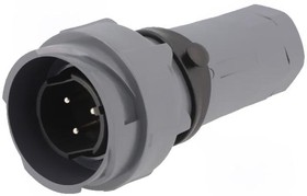 Фото 1/8 PXP7011/03P/ST/1315, Circular Connector, 3 Contacts, Cable Mount, Plug, Male, IP66, IP68, IP69K, Buccaneer 7000 Series