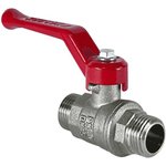 VF.220.NR1.012.N/P59, Кран шаровой N/P59 для воды 1/2' НР/НР ручка-рычаг ...