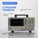 DS1202Z-E, (Госреестр СИ), Настольный цифровой 2-х канальный осциллограф 200 МГц