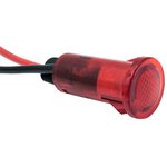655-1103-103F, LED Panel Mount Indicators 0.5in SnapIn PCB FLAT RED