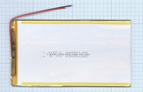 Аккумулятор универсальный 3x85x148 мм 3.8V 6000mAh Li-Pol (2 Pin)