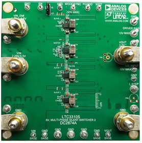 DC2874A-C, Power Management IC Development Tools Demo 5V 20A Mphase SS2 Sync Buck 3x3