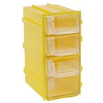 К6 Желтый, Ячейки, желтый корпус прозрачный контейнер 3 . 