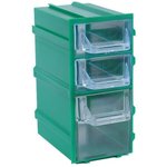 К6 Зеленый, Ячейки, зеленый корпус прозрачный контейнер 3 . 