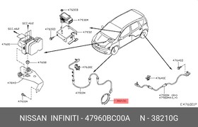 47960BC00A, КРОНШТЕЙН КРЕПЛЕНИЯ [ORG]